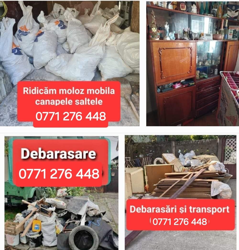 Debarasam apartamente mobila veche,moloz