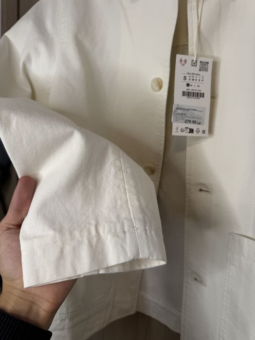 Geaca Zara, Barbati, S, Denim, colectie 2025