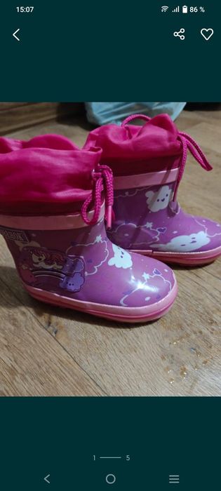 Продам резиновые сапоги с утеплителем