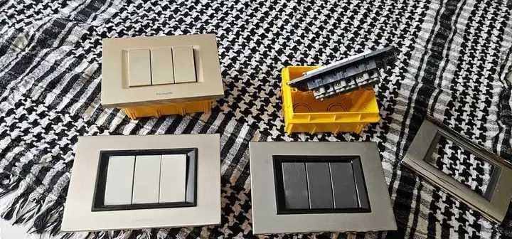 intrerupator tripul Panasonic + masca aluminiu