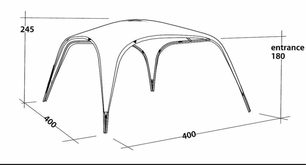 Шатра Outwell Summer Lounge XL (4х4м с UPF +50)