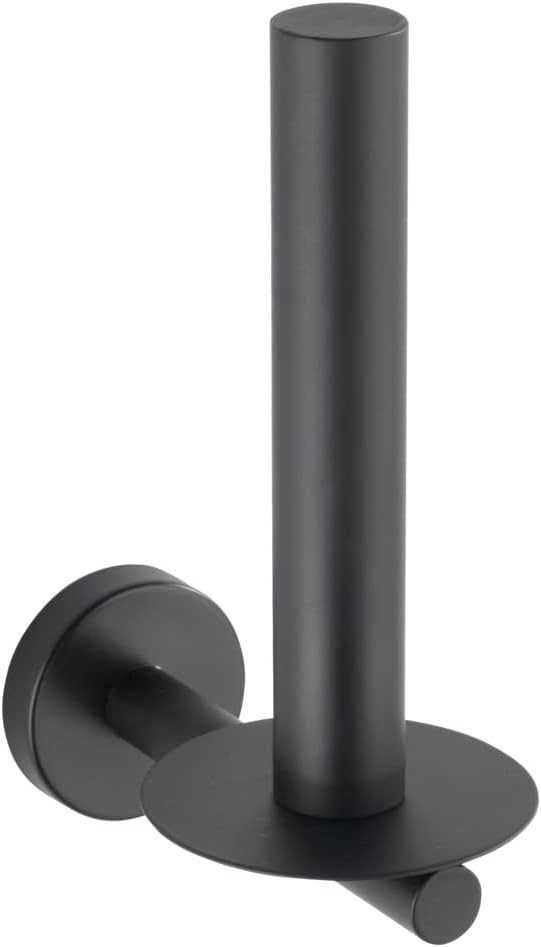 Suport hartie igienica baie perete inox modern |WNK 299296 Negru