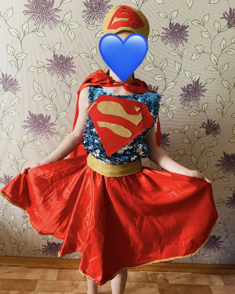 Костюм super girl новогодний