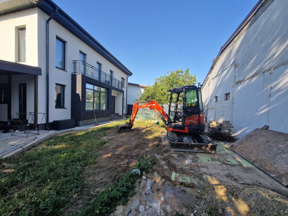 excavator + deservent / fundatii / canalizari / terasamente / gaz