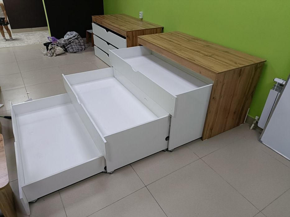 Кровать детская для детского сада, мебель для садика, Астана