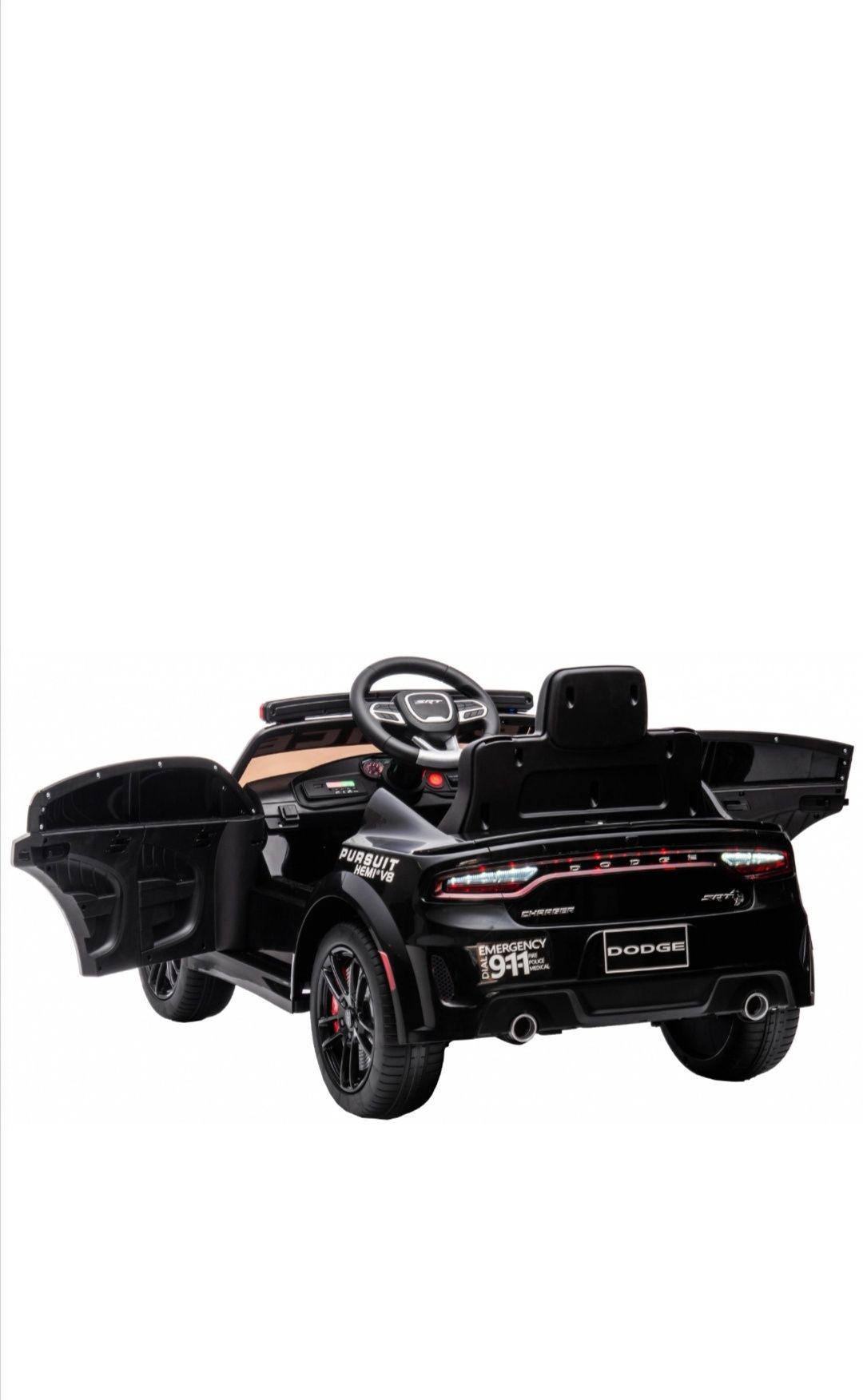 Masinuta electrica Premier Dodge Charger Police, 24V, roti cauciuc EVA