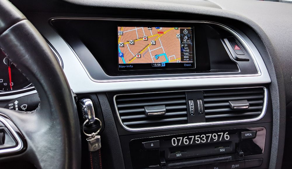 Harti Navigatie Gps Audi A4,A5,Q5 - MMI 3G Basic Harta Romania 2023