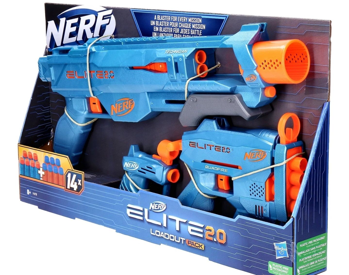 Комплект от 3 бластера Nerf Elite 2.0 Loadout Pack, 8+ години

Доставк