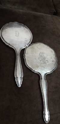 Старинни сребърни огледала с монограм