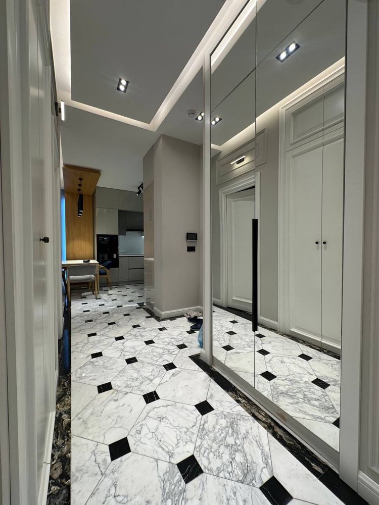 Tashkent City ЖК Boulevard 3 комнатная 6 этаж, 64м2. Евроремонт