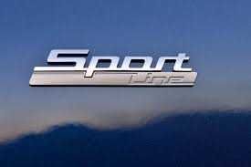 Embleme Luxury line, Sport line pentru aripa BMW