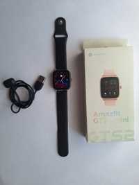 Смарт-часы Amazfit GTS 2 mini розовые черный ремешок