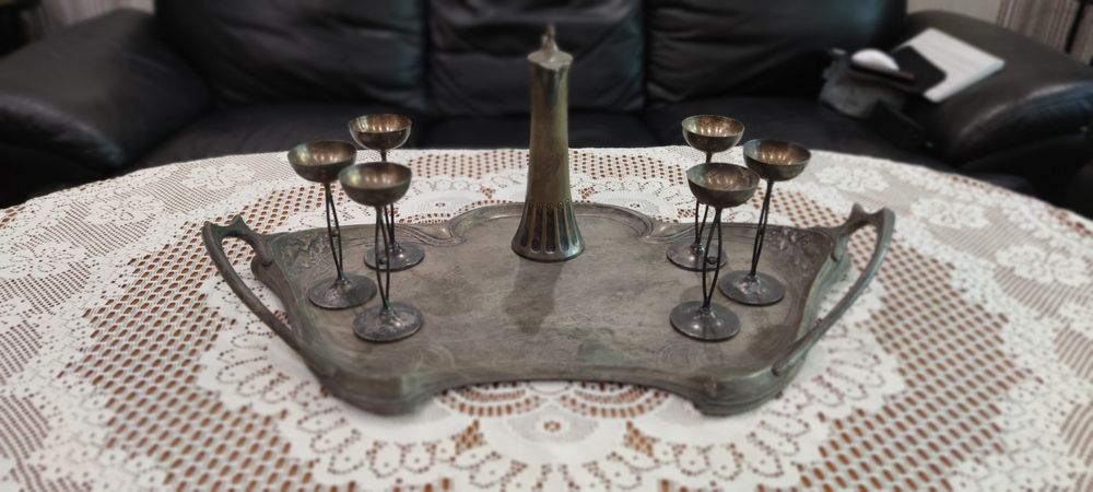 Старинен Посребрен Немски Сервиз WMF