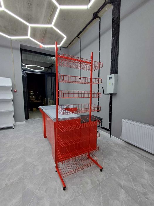 под чипсы кондитерские Железные полки островной для магазина базар