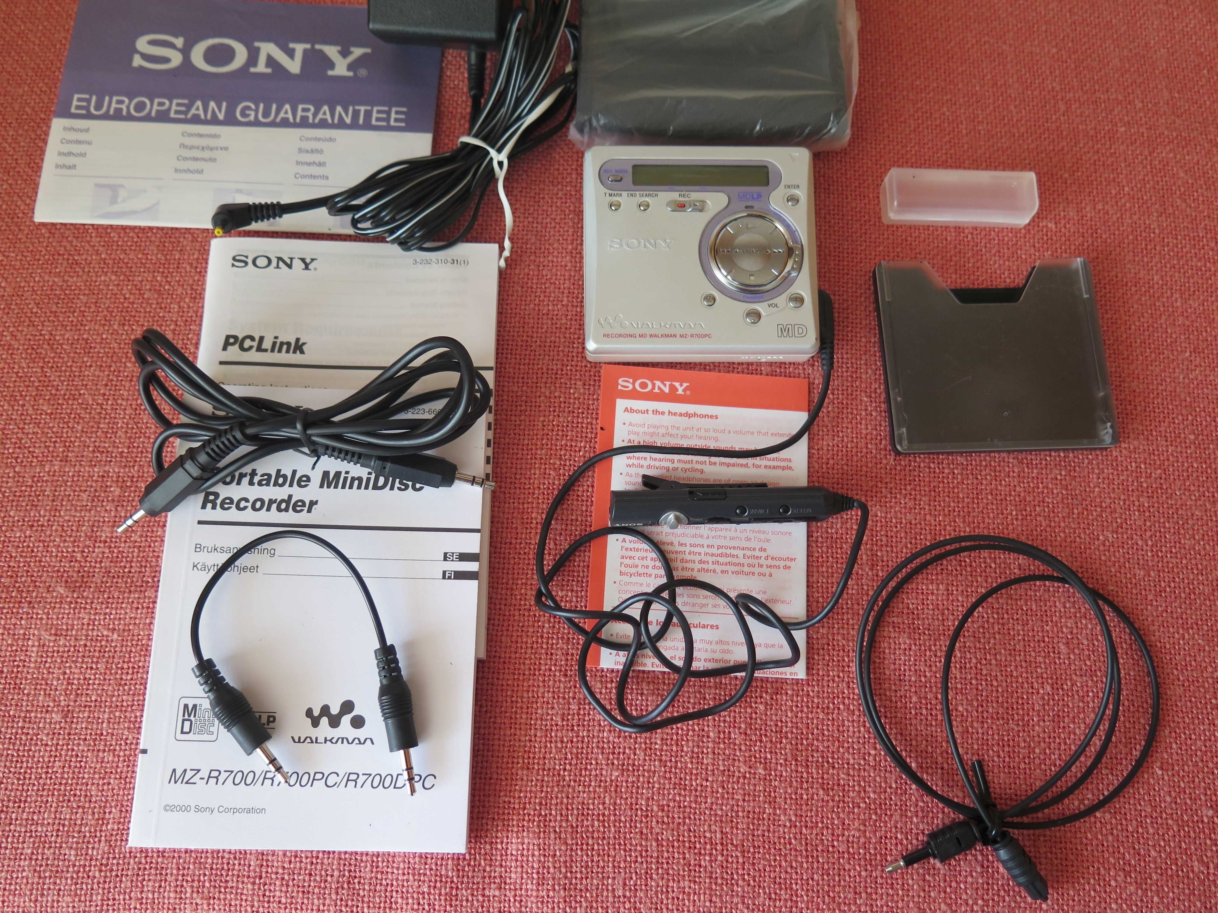 Sony Walkman  MZ-R700  MDLP  ,G-PROTECTION - минидиск