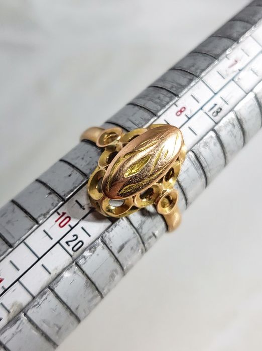 Inel vintage din aur de 14K – mărimea 60, gramaj 2,72 gr