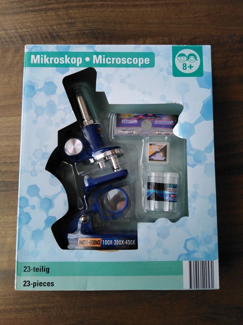 Microscop pentru copii , nou in cutie ,