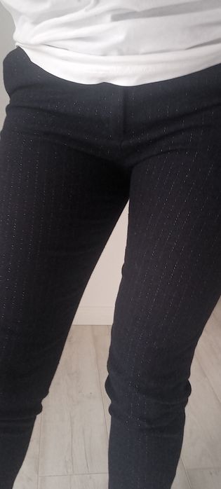 Pantaloni Sandro Paris  S  fir argintiu
