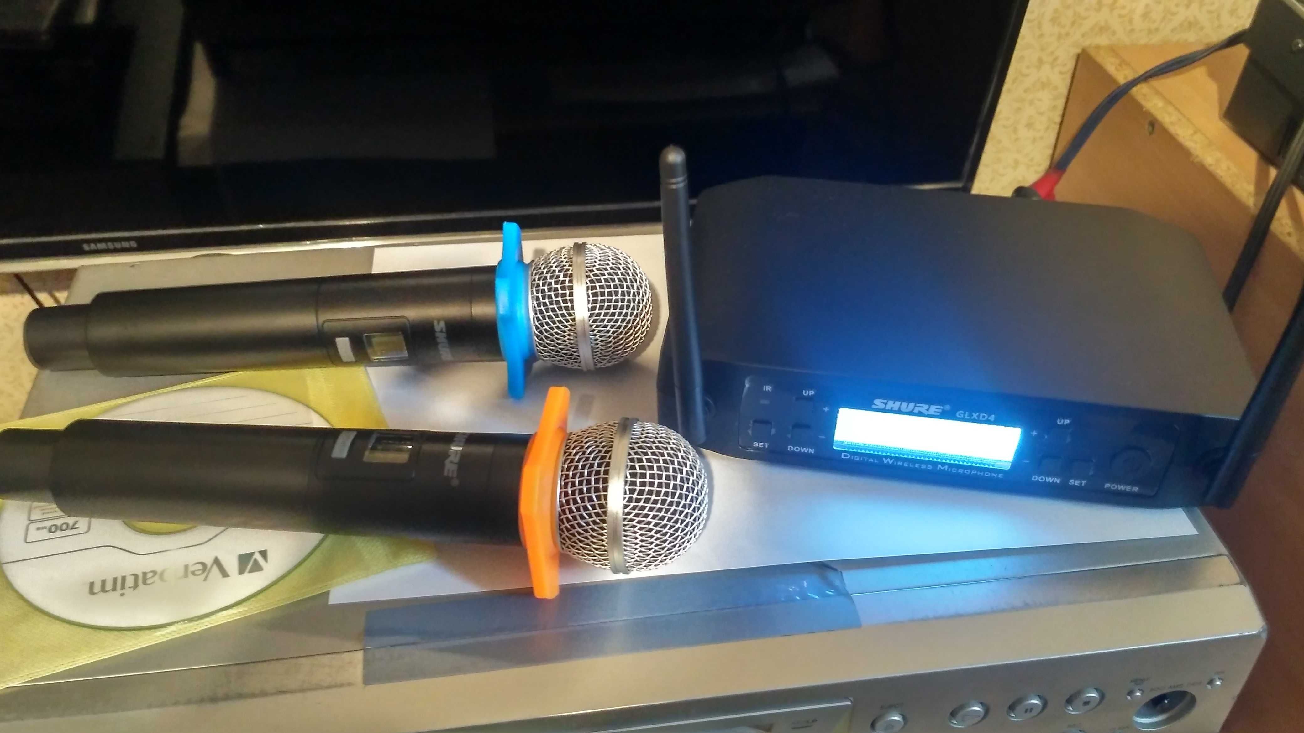 Радиомикрофон SHURE GLXD4 микрофон радиосистема ручные микрофоны