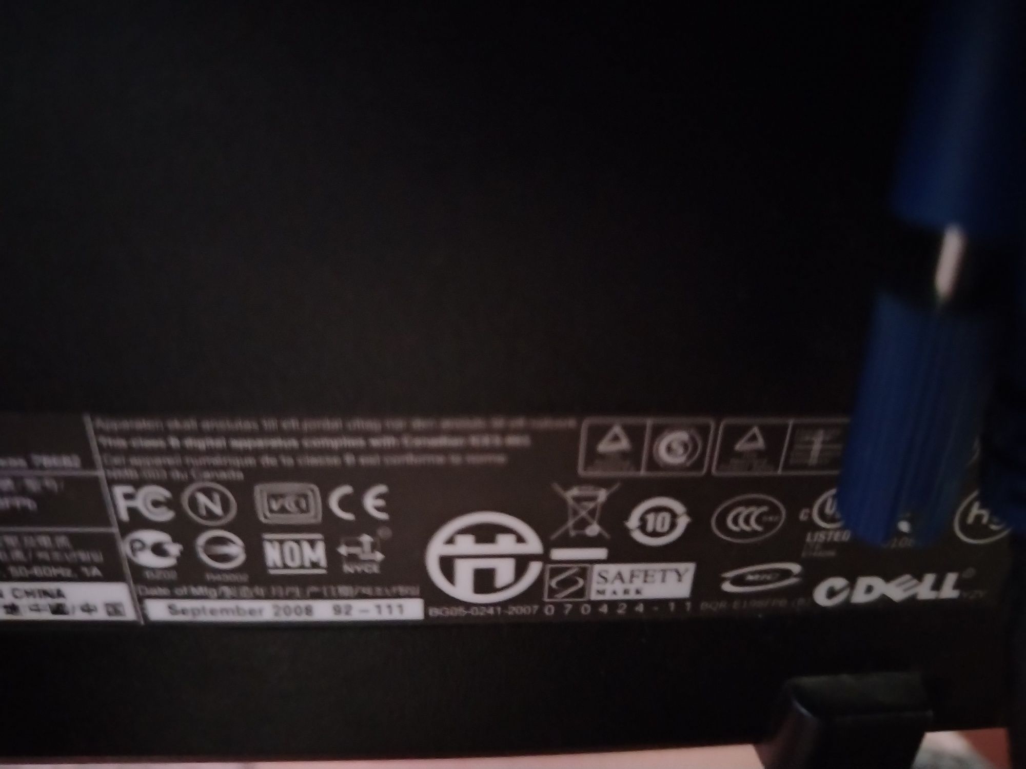 Monitor Dell E198FPB HU183 19" LCD