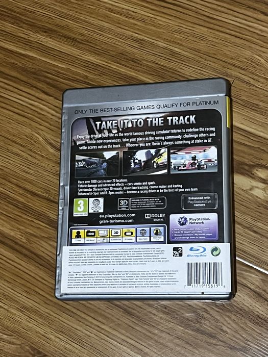 PS3 Gran Turismo 5 Platinum - complet (manual+disc) - testat
