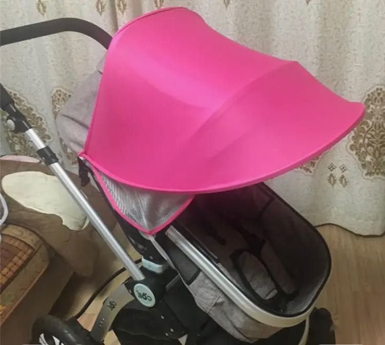 Слънцезащитна козерка за детска количка розово или синьо!