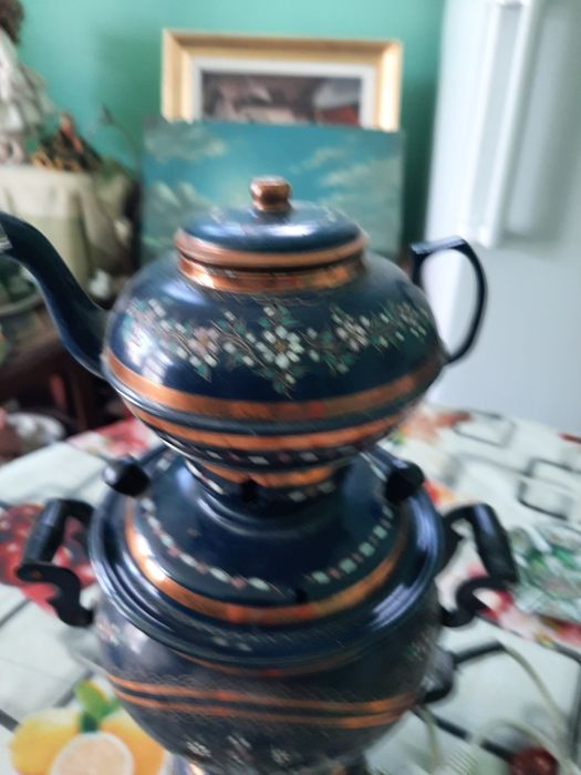 Samovar vechi 44 cm inaltime / 55 cm