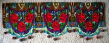 Draperie arta populara, tesatura tip covor din lana