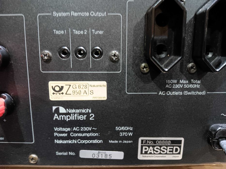 Amplificator Nakamichi 2, tuner cu amplificare, boxe