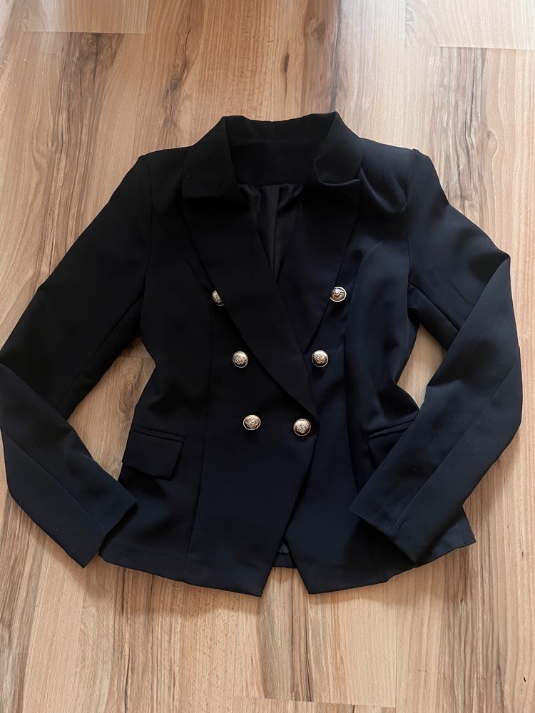 Evis черен гащеризон с гол гръб, бански Cliche, сако тип Balmain