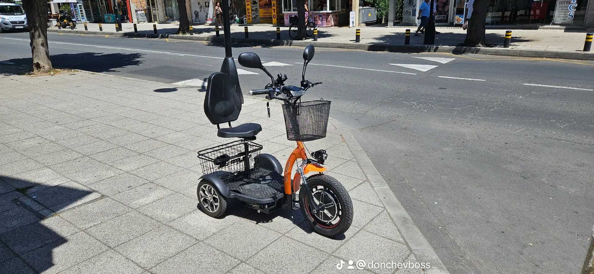 продавам нова електрическа триколка