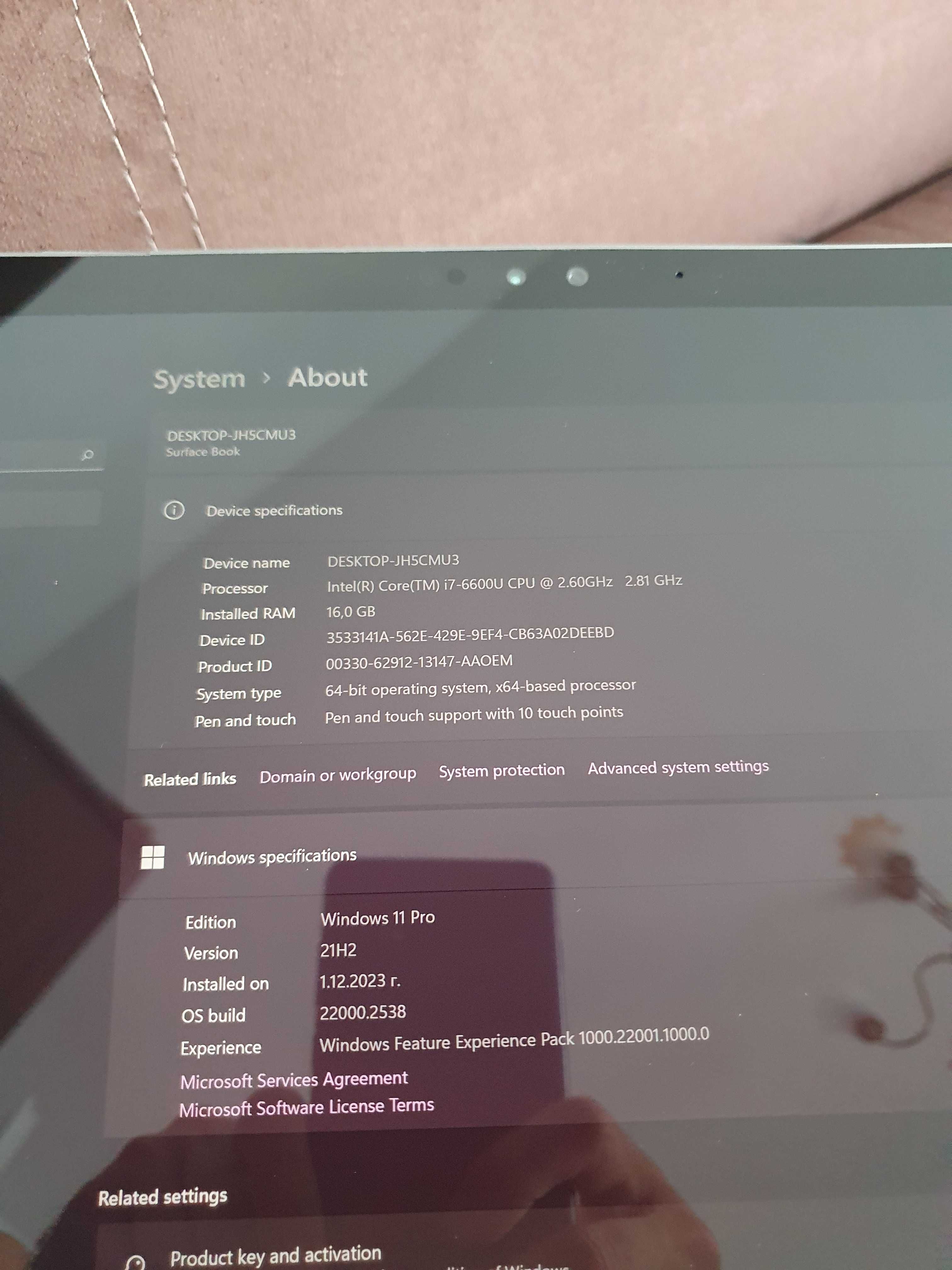Microsoft surface book 2 16GB 1TB или бартер