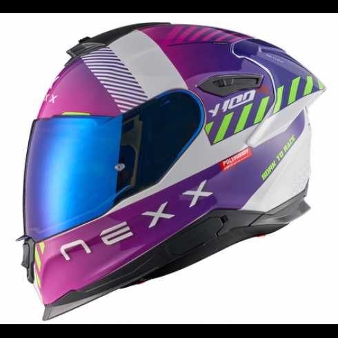 Каска NEXX Y100R Fade Purple WHITE Размери: XS,S,L