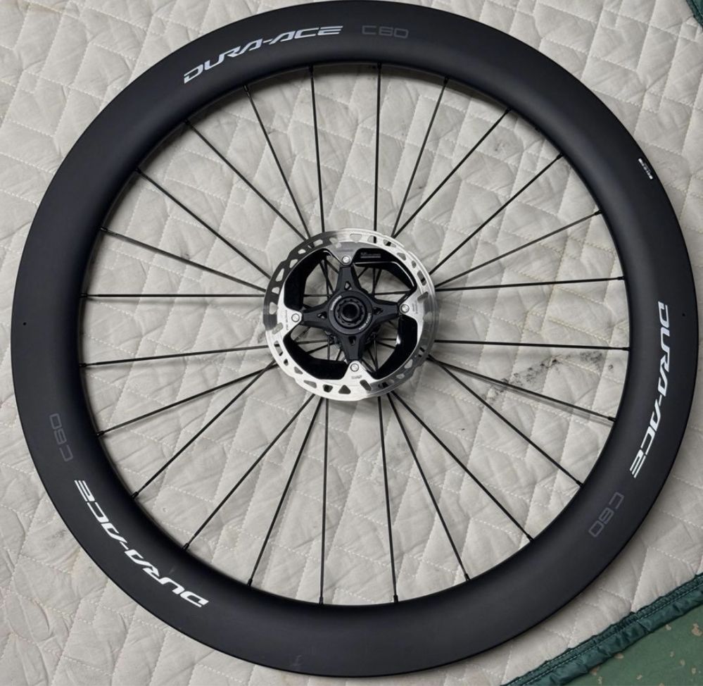Roți carbon Disc NOI Shimano Dura-Ace 9270 C60 Tubeless Ready