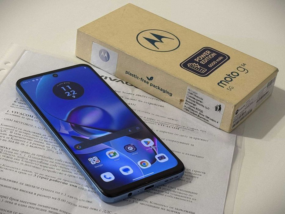 Бартер!Гаранция! Motorola G54 Power Edition 6000mAh.