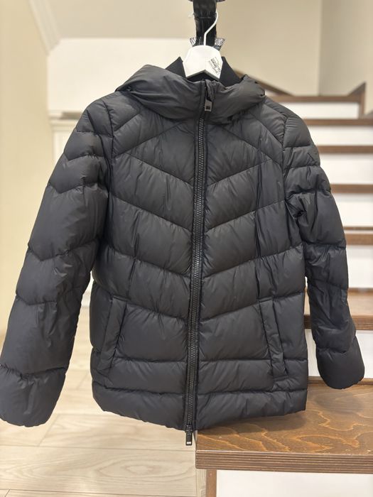 Diesel black puffer jacket with hood