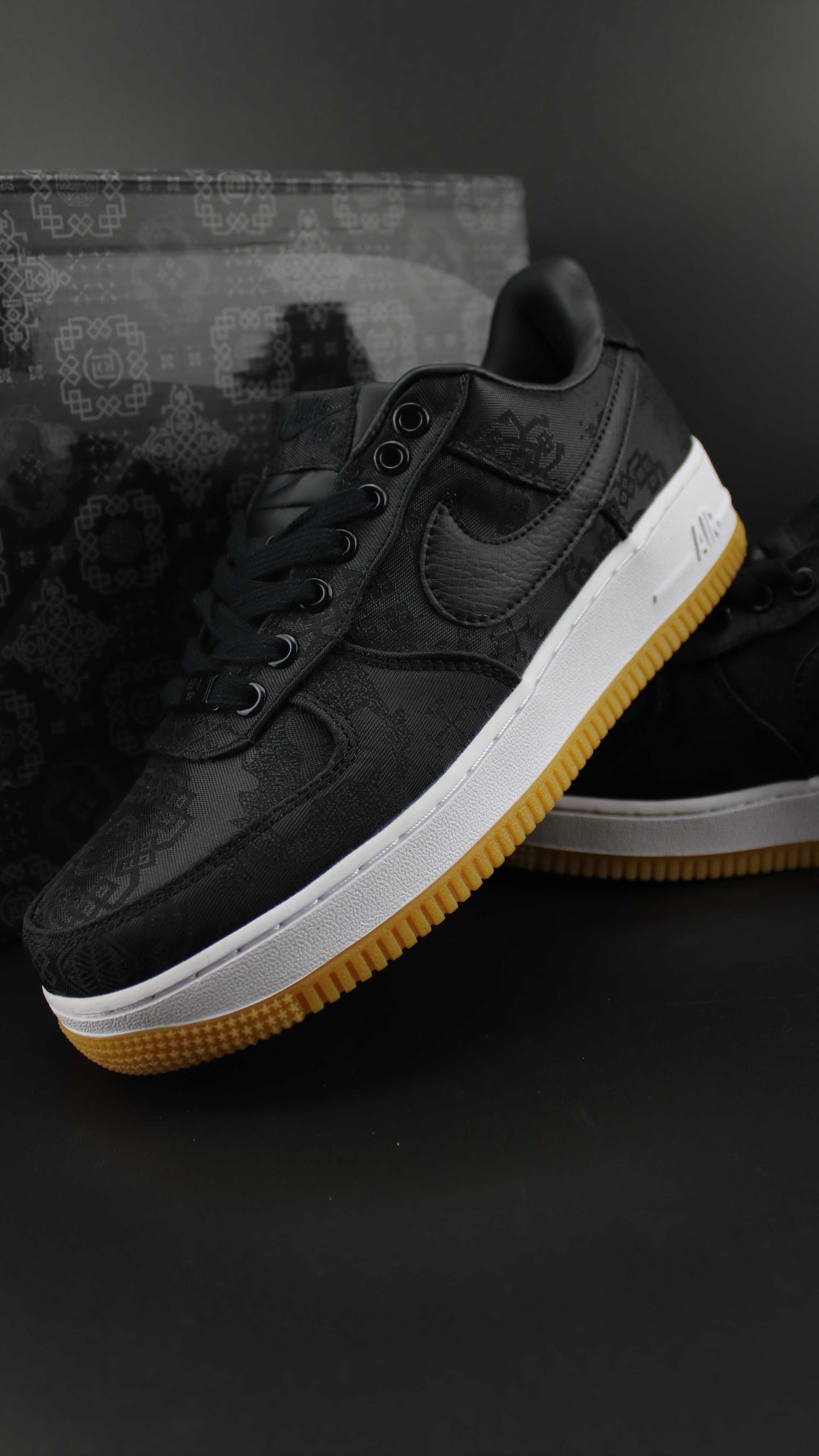 Nike Air Force 1 Low CLOT Black Silk + CADOU