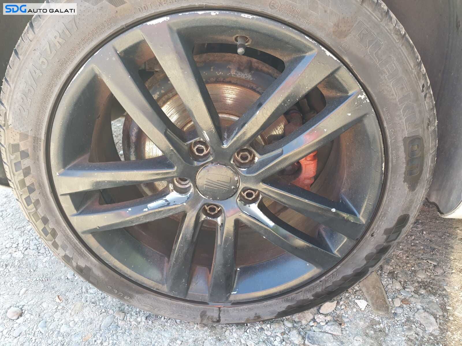Set 4 Jante Roti Aliaj SALVADOR Anvelope Cauciucuri Vara Blacklion Champoint BU66 225 45 17 R17 5x112 Volkswagen Sharan 1996 - 2010 [C1528]