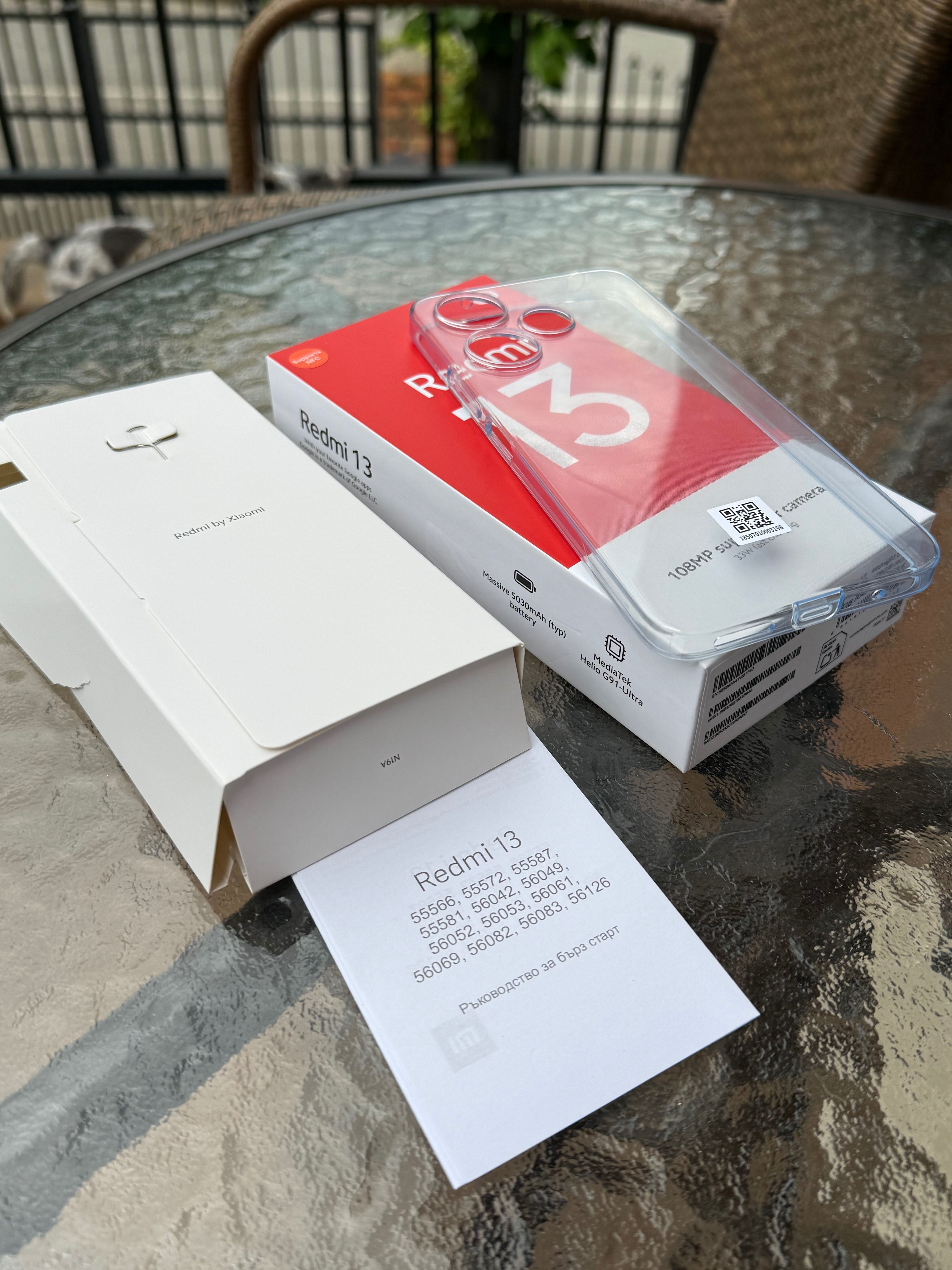 Чисто нов/Неупотребяван XIAOMI REDMI 13  128 GB, RAM 6 GB, 108+2 MP