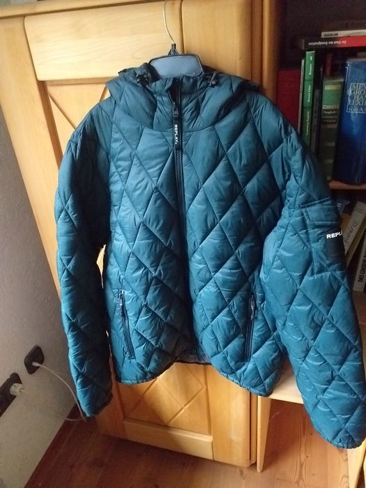 Geaca Replay Forest Green HOODED