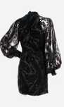 Rochie SUPERBA insertii catifea Lavish Alice