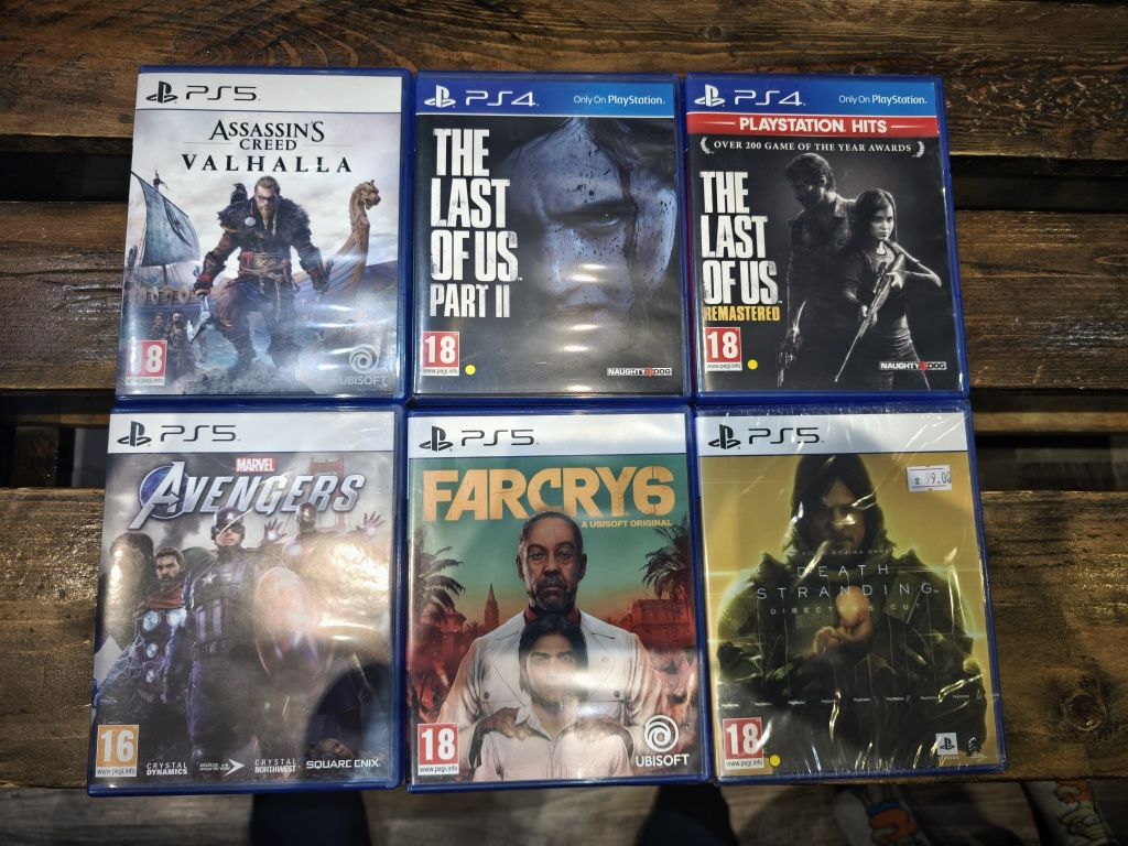 Игри за ps5 ps4 the last of us far cry death stranding avengers