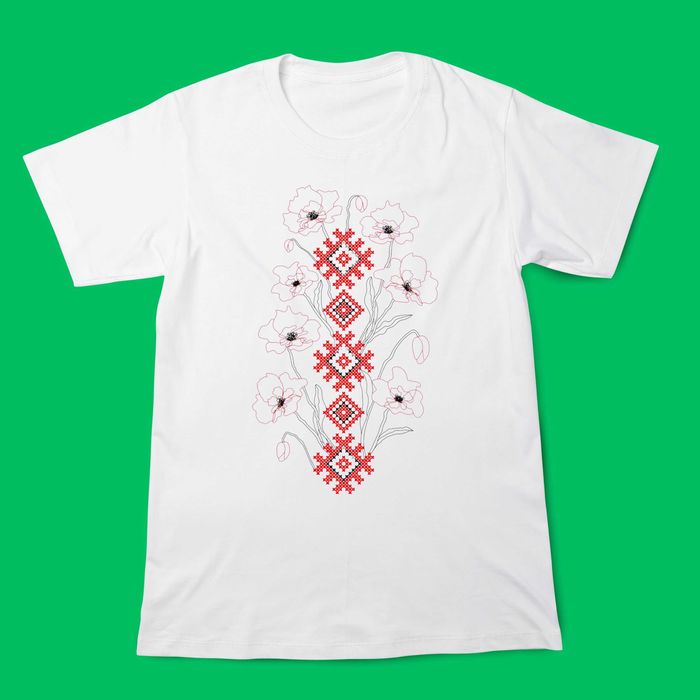 Тениска с шевица , шевици народни мотиви , тениски