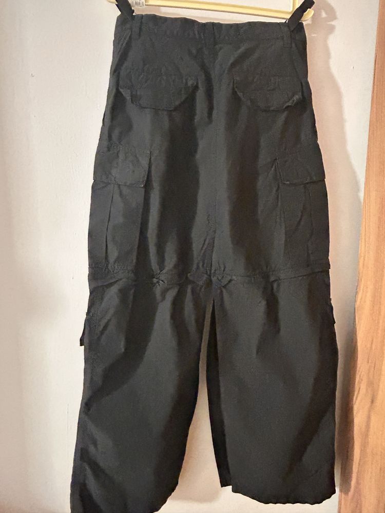 BALENCIAGA Fusta cargo ripstop din amestec de bumbac