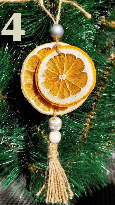 Декорация от сушени портокали