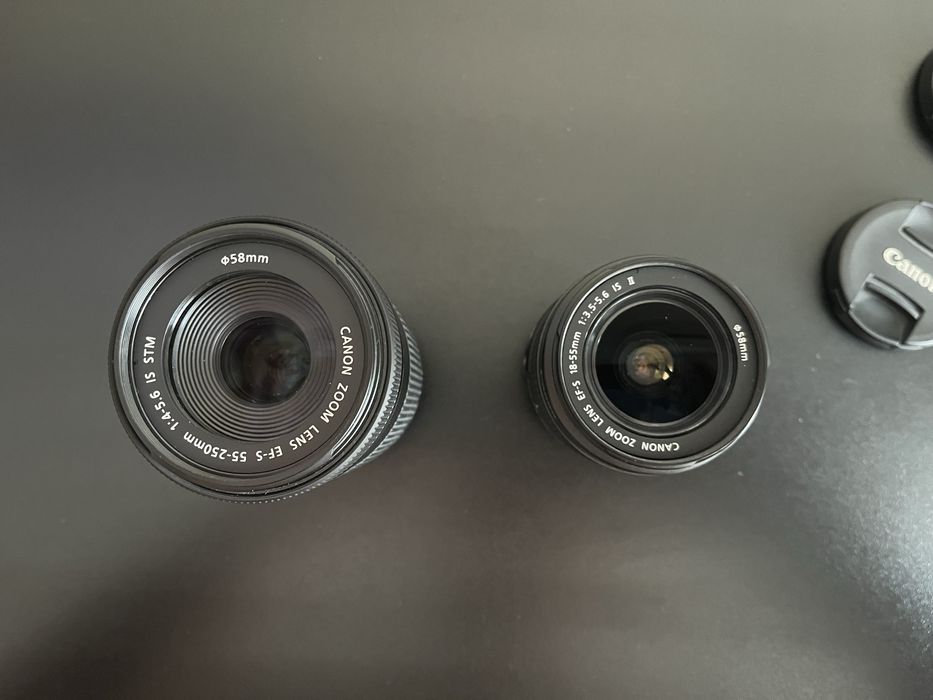 Aparat foto DSLR Canon EOS 2000D+obiectiv 55-250mm