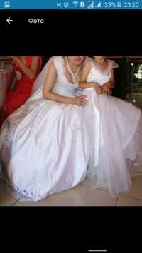Свадебный платье 7000тг