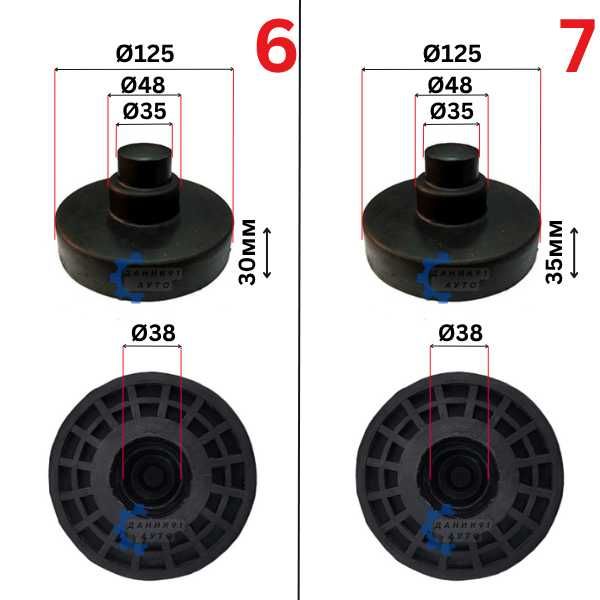 Подложка пружина Chevrolet Citroen Fiat Hyundai Opel Peugeot Subaru