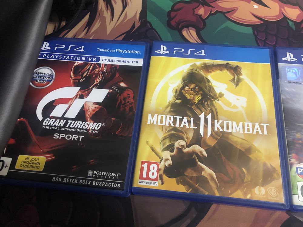 Диски от playstation 4