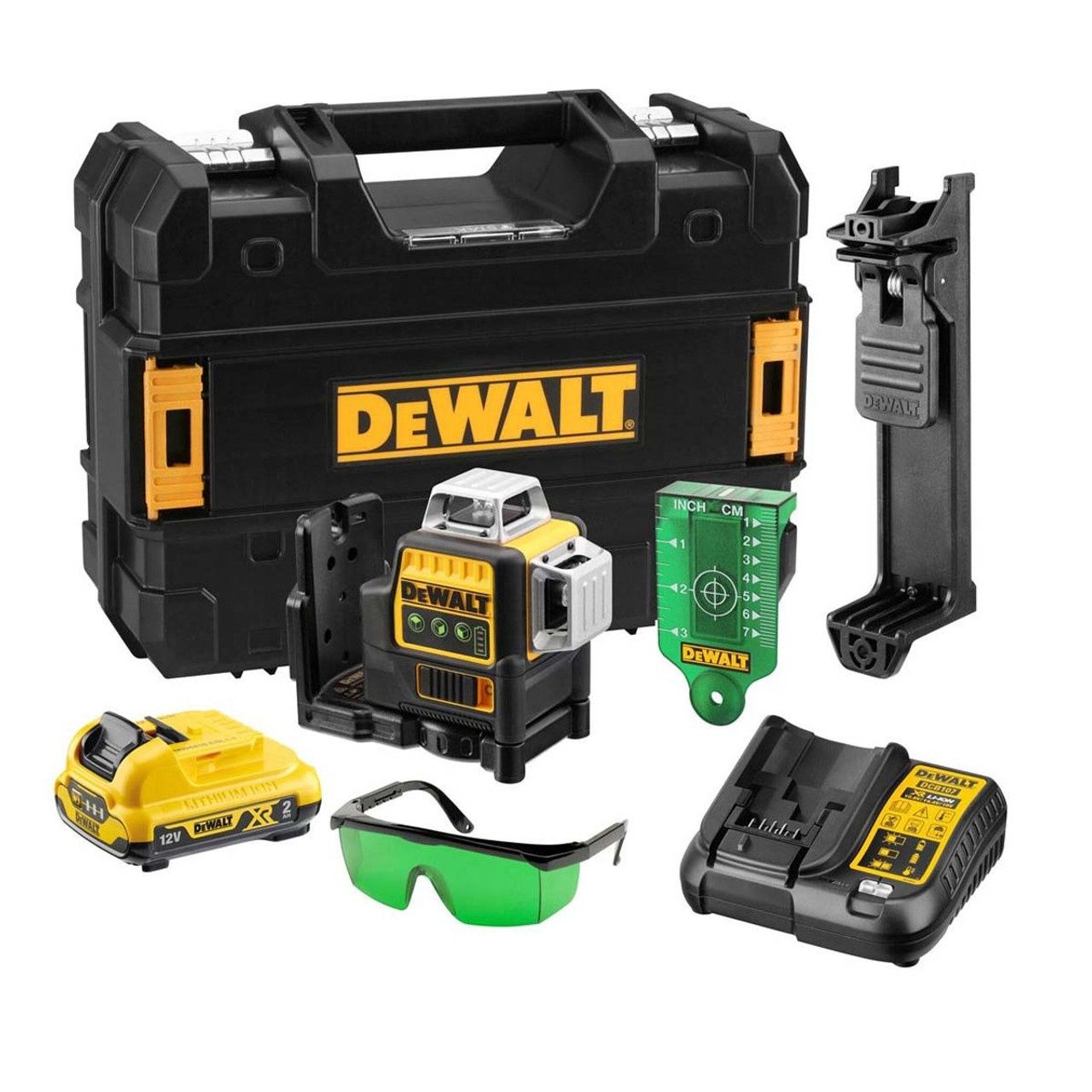 Лазерен нивелир Dewalt DCE089D1G 360° Зелен лъч